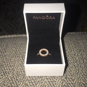 Real Rose Gold Pandora Ring (BEST OFFER WINS!!!)
